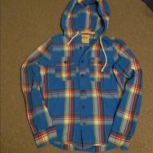 Hollister long sleeved hoodie shirt